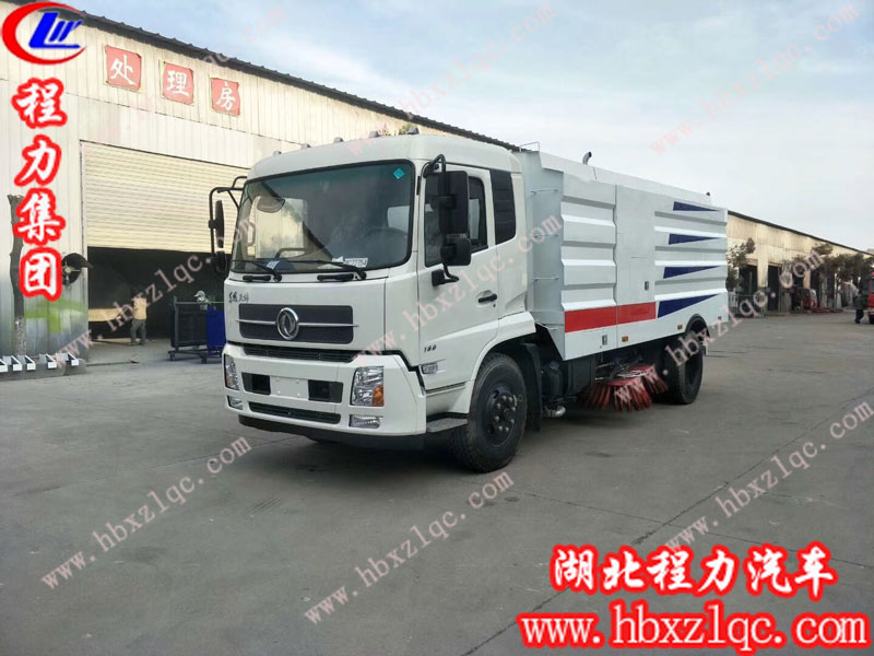 程力集團東風(fēng)天錦掃路車，高能優(yōu)質(zhì)上檔次，您值得擁有！
