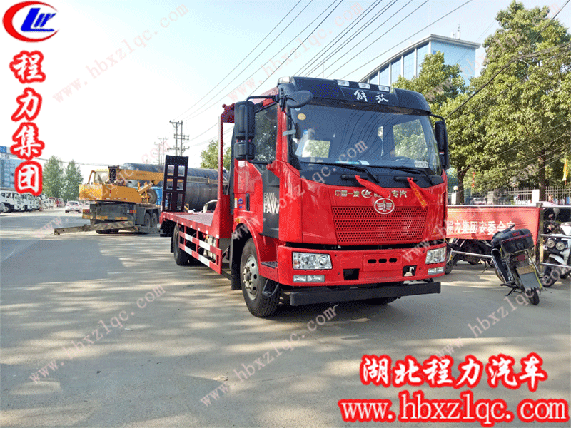 程力集團(tuán)解放J6平板運輸車多少錢一輛？